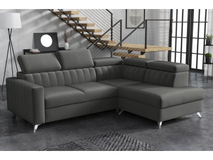 Sedací souprava Mildred Premium III pravá šedá