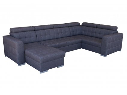 Sedací souprava Zara U levá šedá