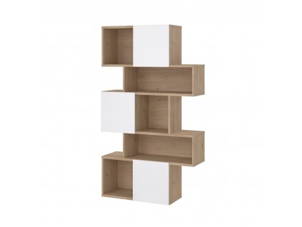Knihovna Penta 738 jackson hickory/bílý lesk