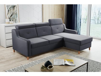 Sedací souprava Maron pravá šedá