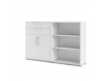 Knihovna Office 80400/105 bílá