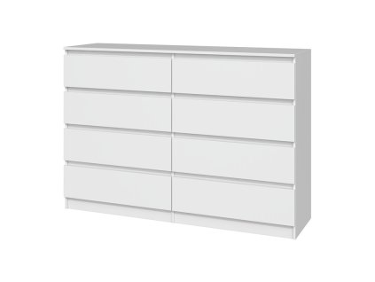 Komoda Malvína M8 140 bílá