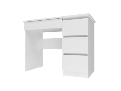 Psací stůl Miles P bílý mat