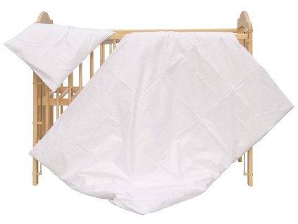 Povlečení do postýlky 2dílné - Scarlett Blanka - bílá 100 x 135 cm