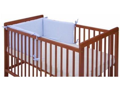 Mantinel do postýlky 4dílný - Scarlett Hugo - 180 x 30 cm - modrá