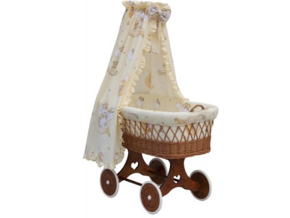 Nebesa nad košík pro miminko a kolébky - Scarlett Mráček - béžová