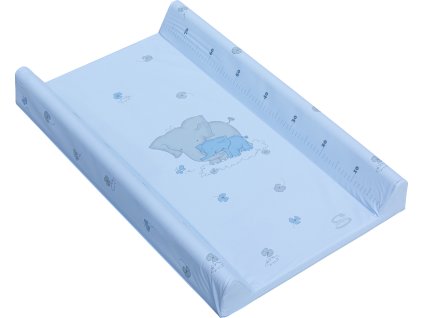 Přebalovací podložka s pevnou vložkou 80 x 50 cm - modrá