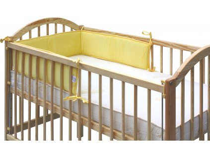 Mantinel do dětské postýlky - Scarlett froté - 180 x 20 cm - béžová