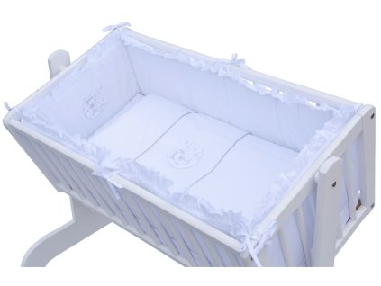6dílná souprava do kolébky Scarlett Péťa - bílá
