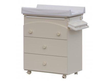 Přebalovací komoda s vaničkou Scarlett Vela - vanilka