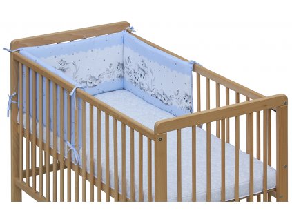 Mantinel do postýlky 4dílný - Scarlett Koala - 180 x 30 cm - modrá