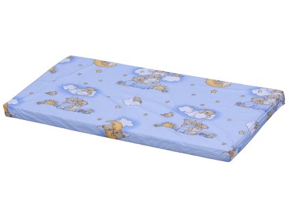 Molitanová matrace do postýlky Scarlett Mráček - modrá, 120 x 60 x 6 cm