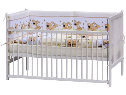 Dětská postýlka s kompletní výbavou Scarlett 140 x 70 cm - Japy - béžová