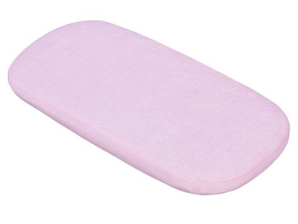 Nepropustné prostěradlo do kočárku Scarlett - 75x35 cm - růžové