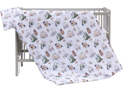 Povlečení do postýlky 2dílné Scarlett Fany - 90 x 120 cm - béžová