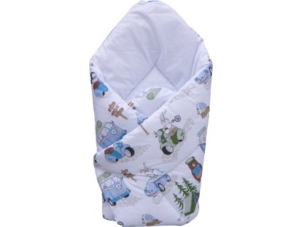 Zavinovačka růžek Scarlett Fany - modrá