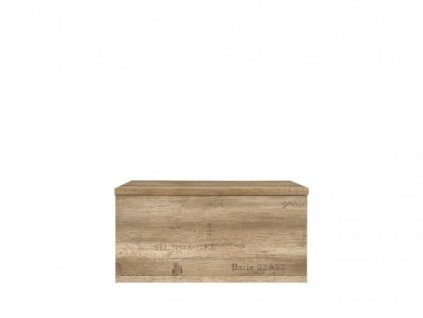 MALCOLM truhlice KUF/90 dub canyon monument s potiskem 3D/šedý wolfram