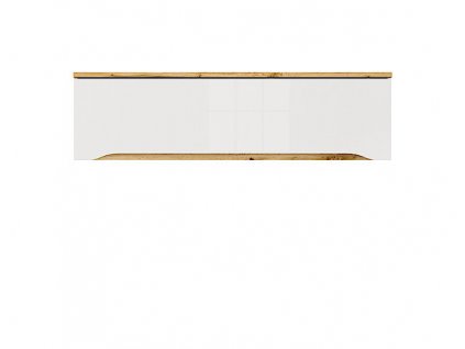 NUIS závěsná skříňka SFW1K/135 dub wotan/bílý lesk