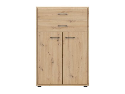 Regál SPACE OFFICE REG2D2S/120 dub artisan