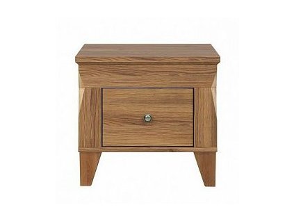 Noční stolek BERGEN KOM1S modřín sibiu zlatý