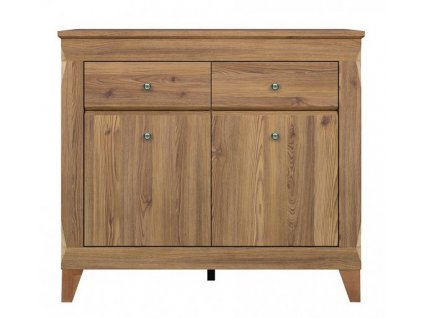 Komoda BERGEN KOM2D2S modřín sibiu zlatý