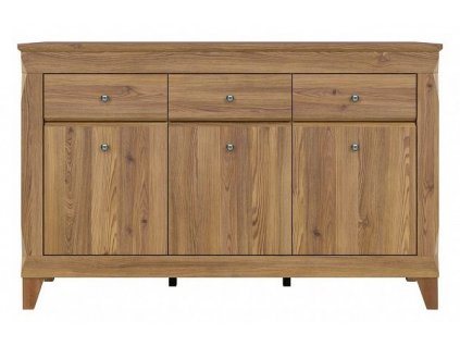 Komoda BERGEN KOM3D3S modřín sibiu zlatý