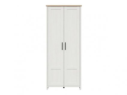 LOKSA skříň SZF2D/85  borovice bílá anderson