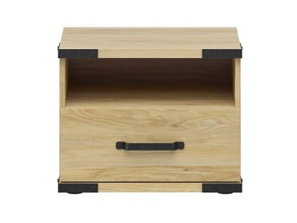 LARA KOM1S noční stolek jasan běloruský