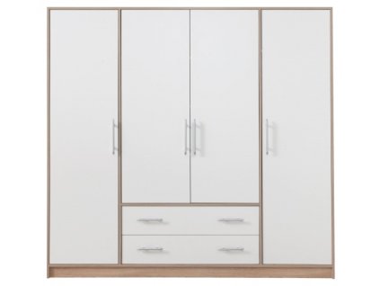 Šatní skříň Smart SR 1 bílá + sonoma