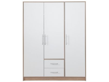 Šatní skříň Smart SR 2 bílá + sonoma
