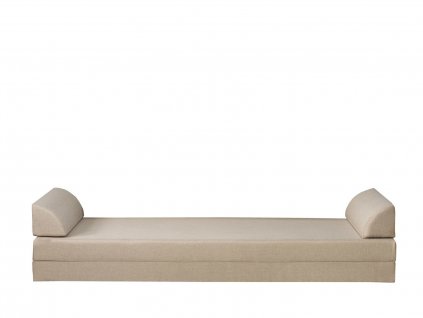 INDIANA/MALCOLM matrace JLOZ80/160 - CARBO molitanová matrace se 2 podloketníky, SAWANA 17 (béžová)