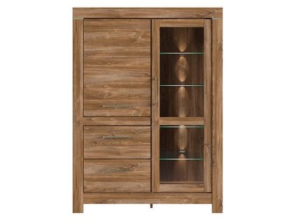 GENT vitrína REG1W1D2S/16/12 dub stirling