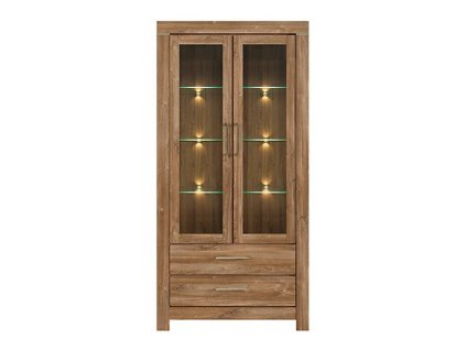 GENT vitrína REG2W2S/20/10 dub stirling