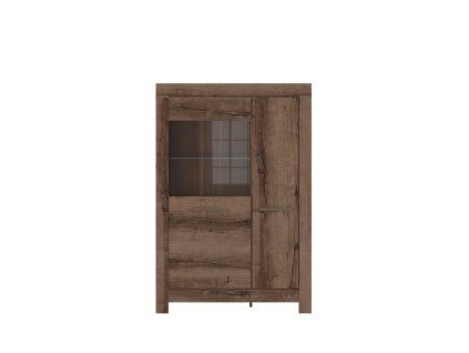 BALIN REG1D1W vitrína dub monastery (včetně LED osvětlení)