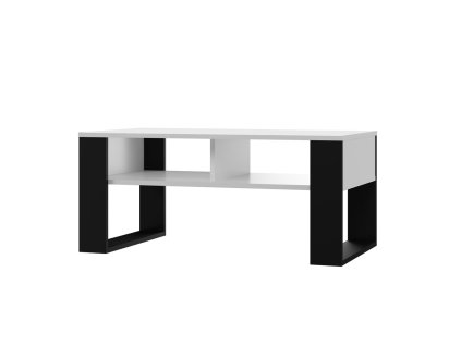 Konferenční stolek Sava 2 bílá/černá