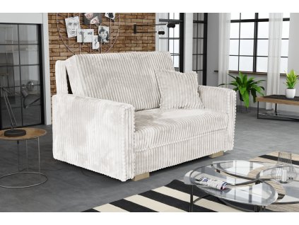 Rozkládací křeslo Vivian Piano II bílé