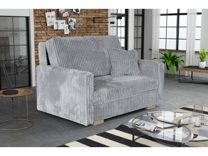 Rozkládací křeslo Vivian Piano II světle šedé