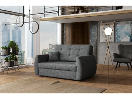 Rozkládací křeslo Vivian Art II tmavě šedé