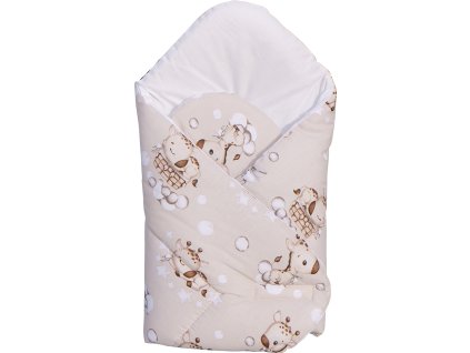 Zavinovačka růžek Scarlett Fiki - béžová