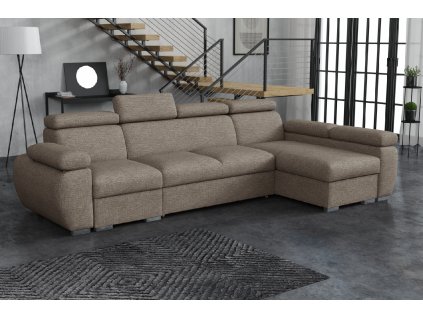 Sedací souprava Bodie P Aragon hnědošedá