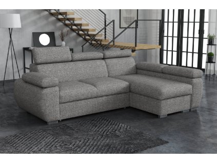 Sedací souprava Bodie pravá Aragon šedá