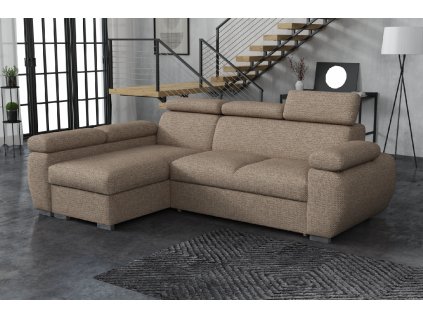 Sedací souprava Bodie levá Aragon světle hnědá