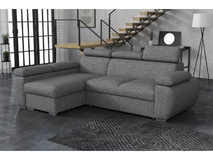 Sedací souprava Bodie levá Aragon tmavě šedá