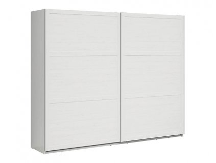 LOKSA šatní skříň SZF/270/218 borovice bílá andersen