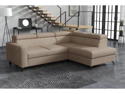 Sedací souprava Mildred III pravá Anthology světle hnědá