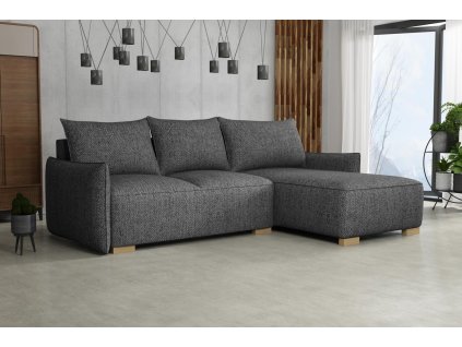 Sedací souprava Forest UNI tmavě šedá