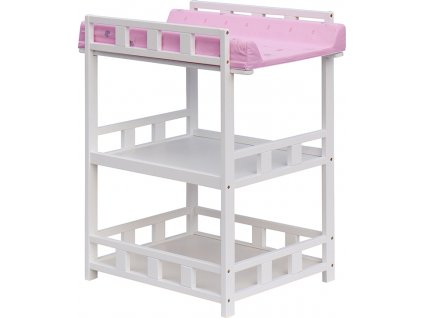 Přebalovací pult Buno Bílý - Slon - Růžový