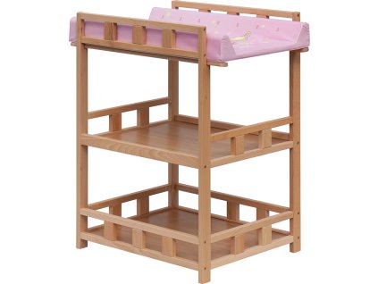 Přebalovací pult Buno Přírodní - Galaxy - Růžové