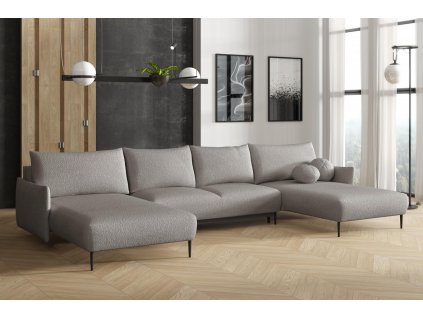 Sedací souprava Lamia U šedá