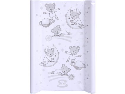 Přebalovací podložka s pevnou vložkou Scarlett Galaxy 70 x 50 cm - bílá